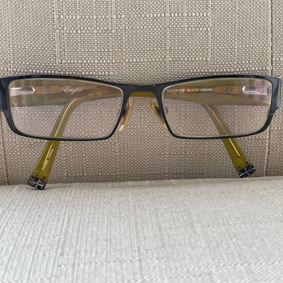 English Laundry Women Eyeglasses Frame Black/Grape Tone Glasses UNA 52[]16 135 - Picture 3 of 12